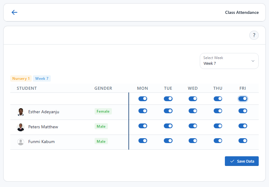 Class Attendance Manager