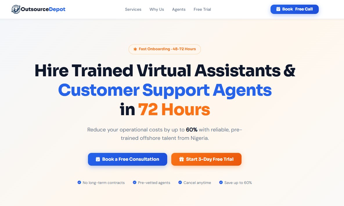 Outsource Depot Website